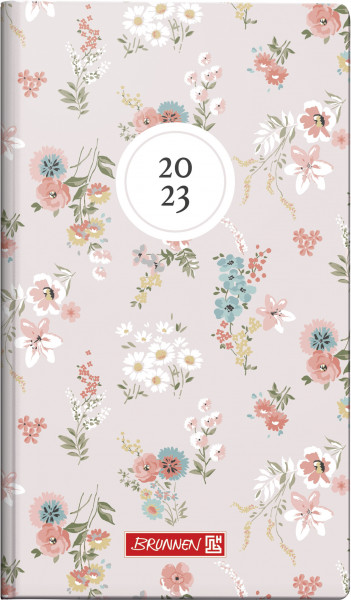 Taschenkalender 9x15cm 2S/1W Blossom