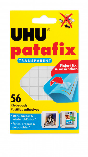 UHU Patafix transparent D/F/I 56 Pads
