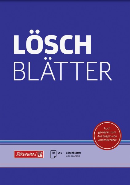 Löschblattblock A5 10 Blatt