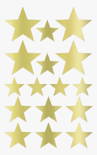 Sticker Sterne gold