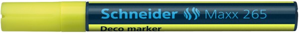 Windowmarker, Kreidemarker, Decomarker Maxx 265, 2-3 mm, gelb