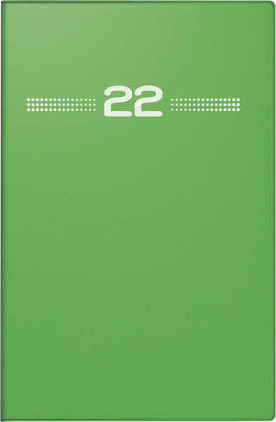 Taschenkalender Partner 1W/2S grün