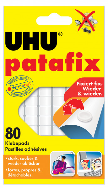 UHU patafix weiß 80 Pads D/F