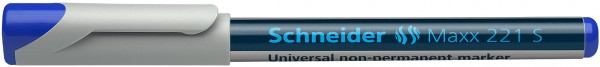 Universalmarker non-permanent Maxx 221 S, 0,4 mm, blau