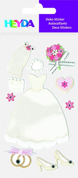 Sticker Mix Hochzeitskleid